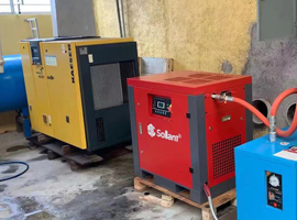 sollant Screw Air Compressors for Glass Production in Mexico