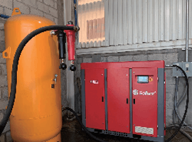 sollant Mexico Buys High Pressure Air compressor for Plastic Factories