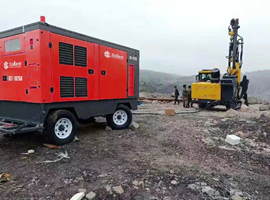 sollant Diesel Mobile Air Compressor for Drilling in South Africa