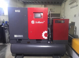 sollant 16bar Twin Tank Air Compressor for Laser Cutting Machineser cutting machine