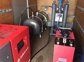 sollant Container type air compressor Meet the needs of no air compressor room