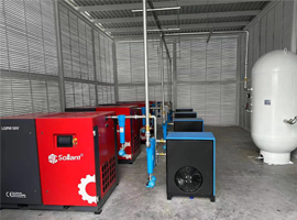 sollant Screw air compressor system