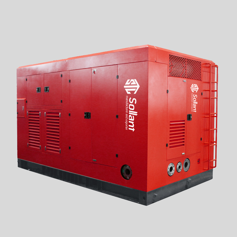 sollant Diesel stationary air compressor in turkey