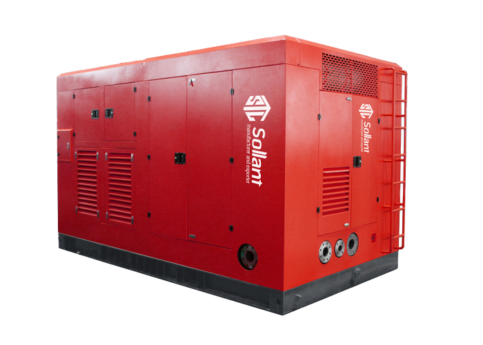 sollant Stationary Diesel Driven Air Compressor