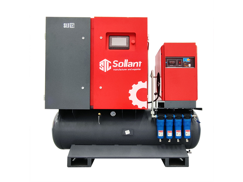sollant air compressor for fiber laser cutting machine