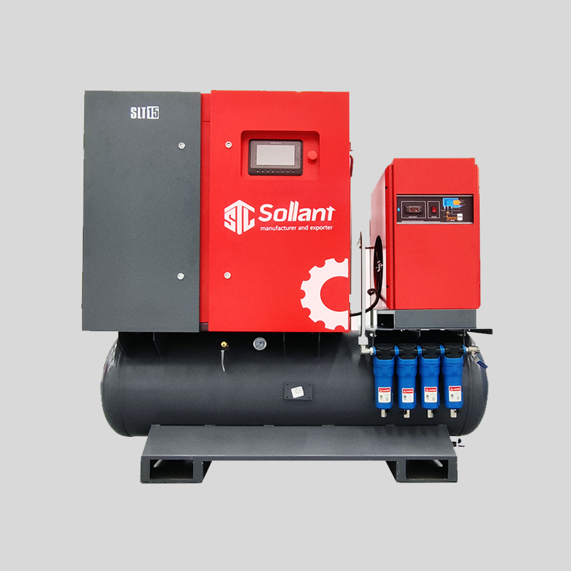 sollant air compressor for fiber laser cutting machine