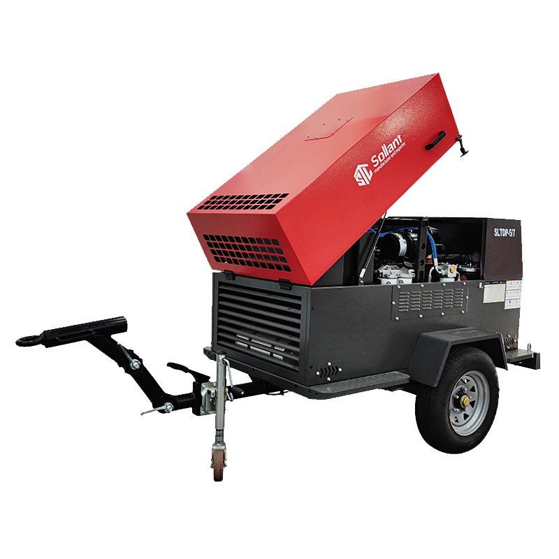 portable air compressor diesel engine