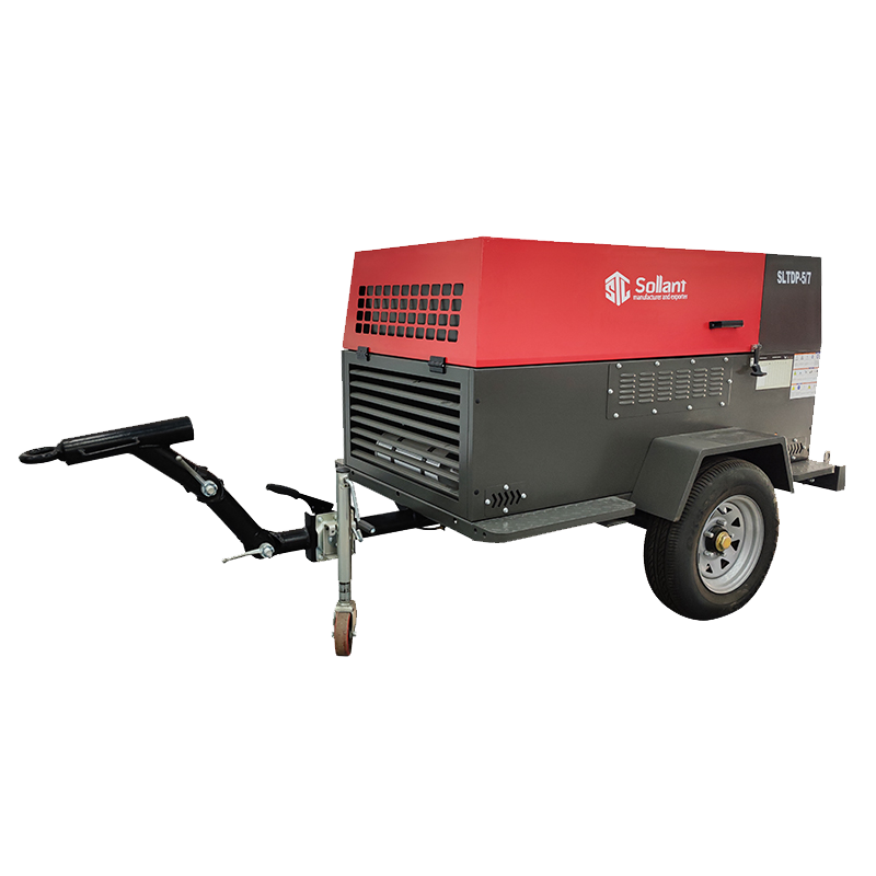 towable diesel compressor