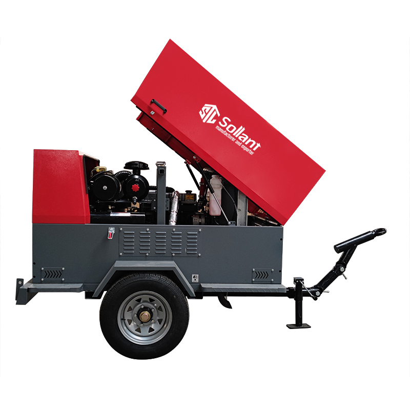 sollant diesel compressor for sandblasting