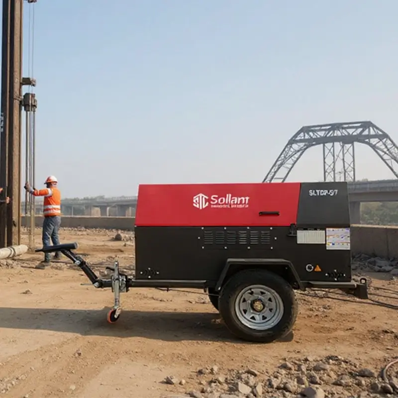 Taşınabilir dizel kompresör